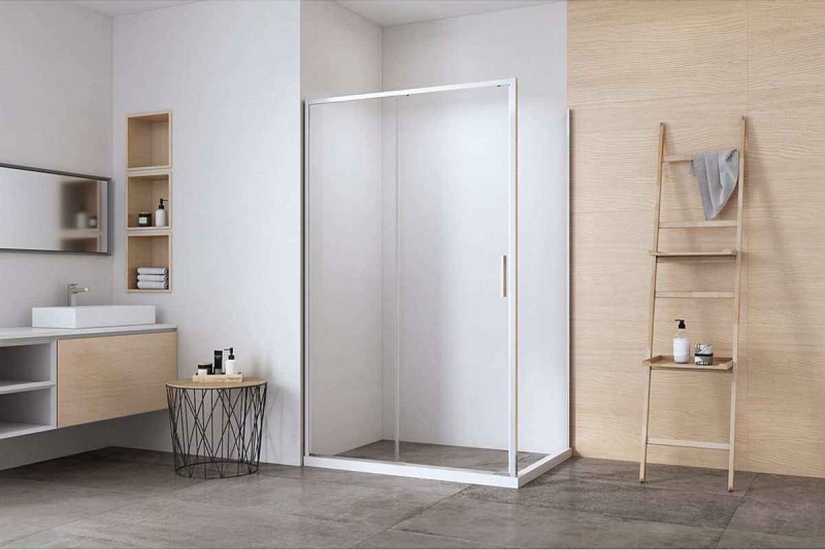 Приобрести aquanet душевая перегородка pleasure evo 800 ae65-f80-ct профиль хром, стекло прозрачное