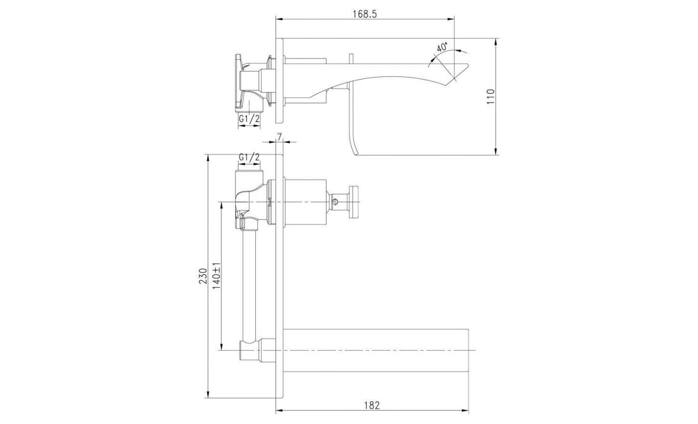Приобрести lemark смеситель для раковины contest, скрытый монтаж, белый\хром lm5826cw