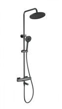 Душевая система с термостатом WONZON & WOGHAND NEO, Темный графит (WW-B3035-A3-BGG)
