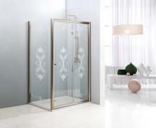 Cezares Душевое ограждение GIUBILEO 120х90 см, бронза GIUBILEO-AH-1-120/90-SCORREVOLE-CP-Br