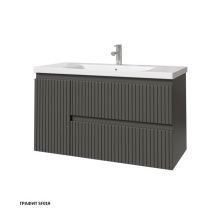 Caprigo Тумба с раковиной FORTE STRIPE 100 см, левая, графит