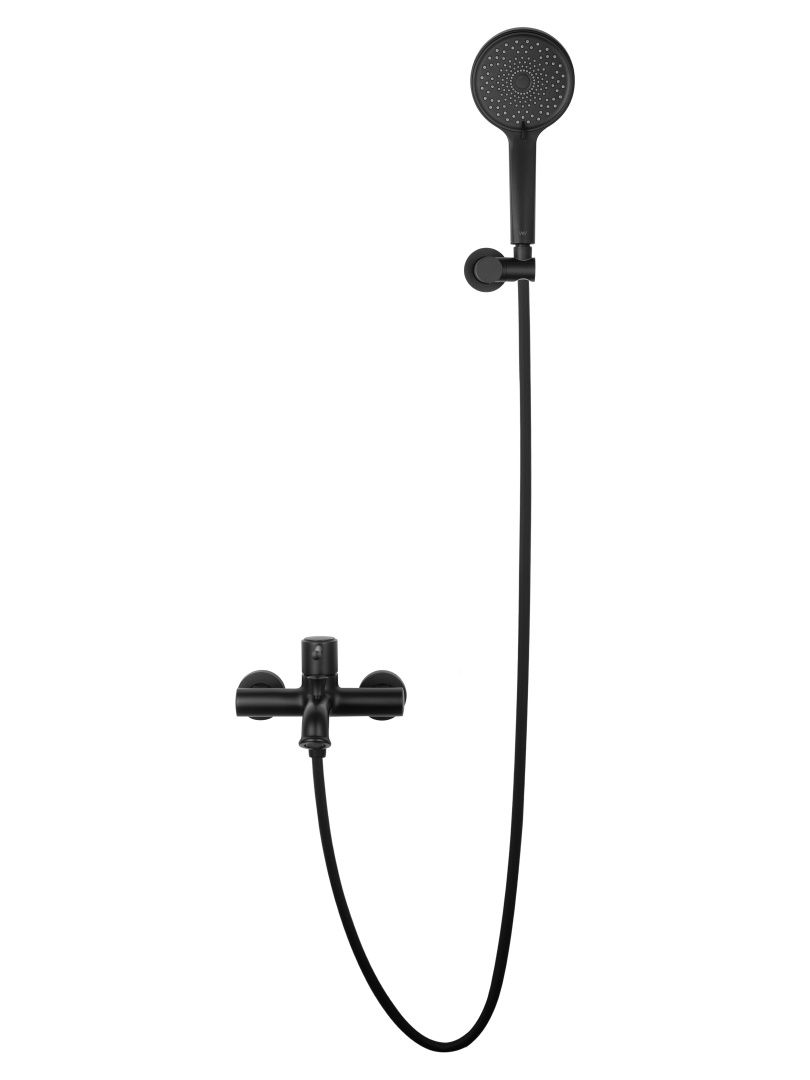 Приобрести смеситель для ванны с душем wonzon & woghand tor, черный матовый (ww-88037073-mb)