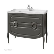 Caprigo Тумба с раковиной FIRENZE 100 см, графит