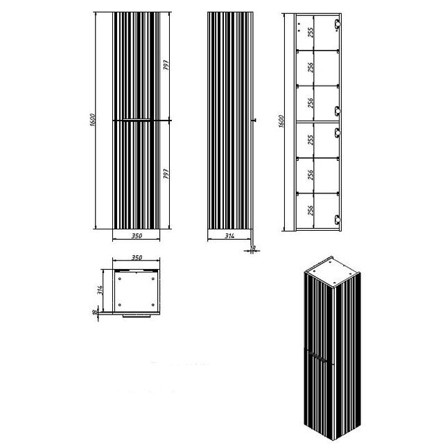 Приобрести caprigo пенал rain 35 см,, голубой, эмаль