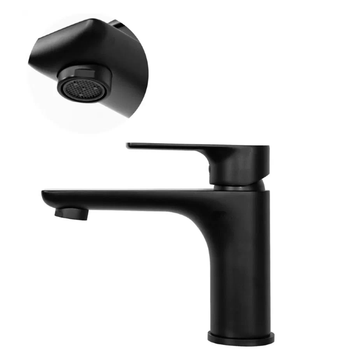 Приобрести grocenberg смеситель для раковины, черный матовый gb2009bl