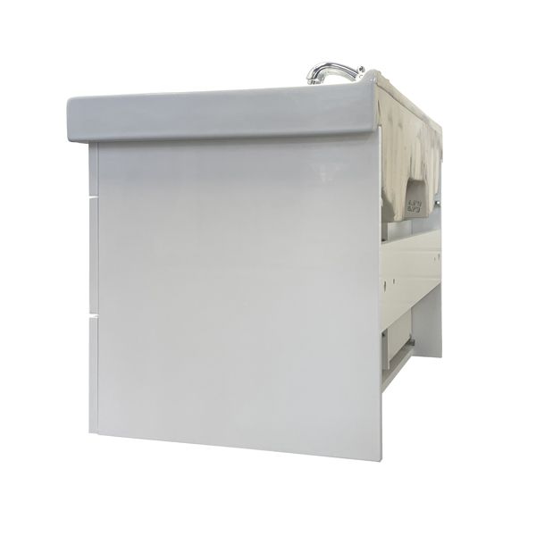 Приобрести сomforty тумба с раковиной никосия-80п белый глянец