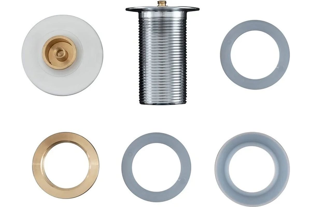 Приобрести aquanet донный клапан белый матовый