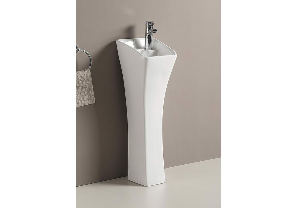 Приобрести раковина напольная ceramalux 25 см m 9012