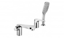 LEMARK Смеситель на борт ванны Shift, 3 отверстия, хром LM4347C
