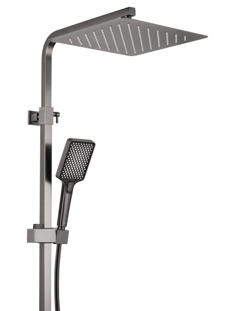 Приобрести душевая система wonzon & woghand cube, темный графит (ww-88739016-bgm)