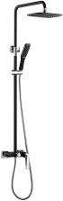 Boheme Душевая система Venturo, черная\хром 378-B