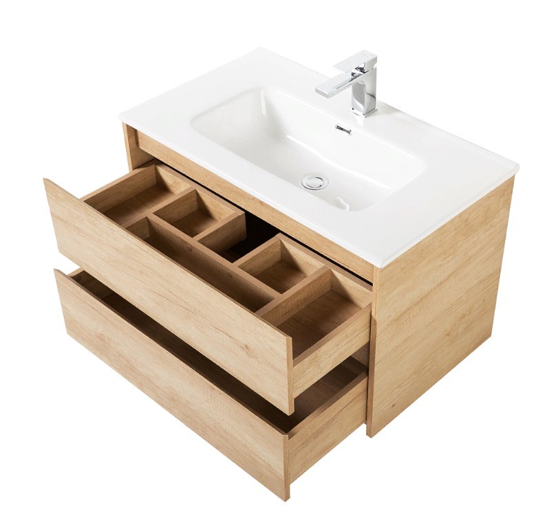 Приобрести тумба подвесная с раковиной belbagno kraft-1000-2c-so-rnn 100 см, rovere nebrasca nature