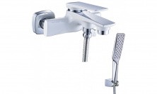 LEMARK Смеситель для ванны Allegro, белый\хром LM5914CW