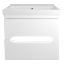 Loranto Тумба подвесная с раковиной Loranto Арфа 60/2 60х58,5 см