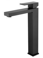 Смеситель для раковины высокий WONZON & WOGHAND CUBE, Черный матовый (WW-88239016-MB)