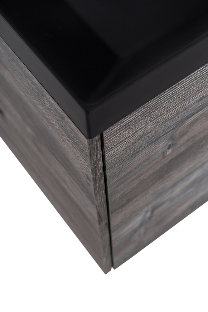 Приобрести belbagno тумба с раковиной aurora 80 см, подвесная pino pasadena, чёрная раковина