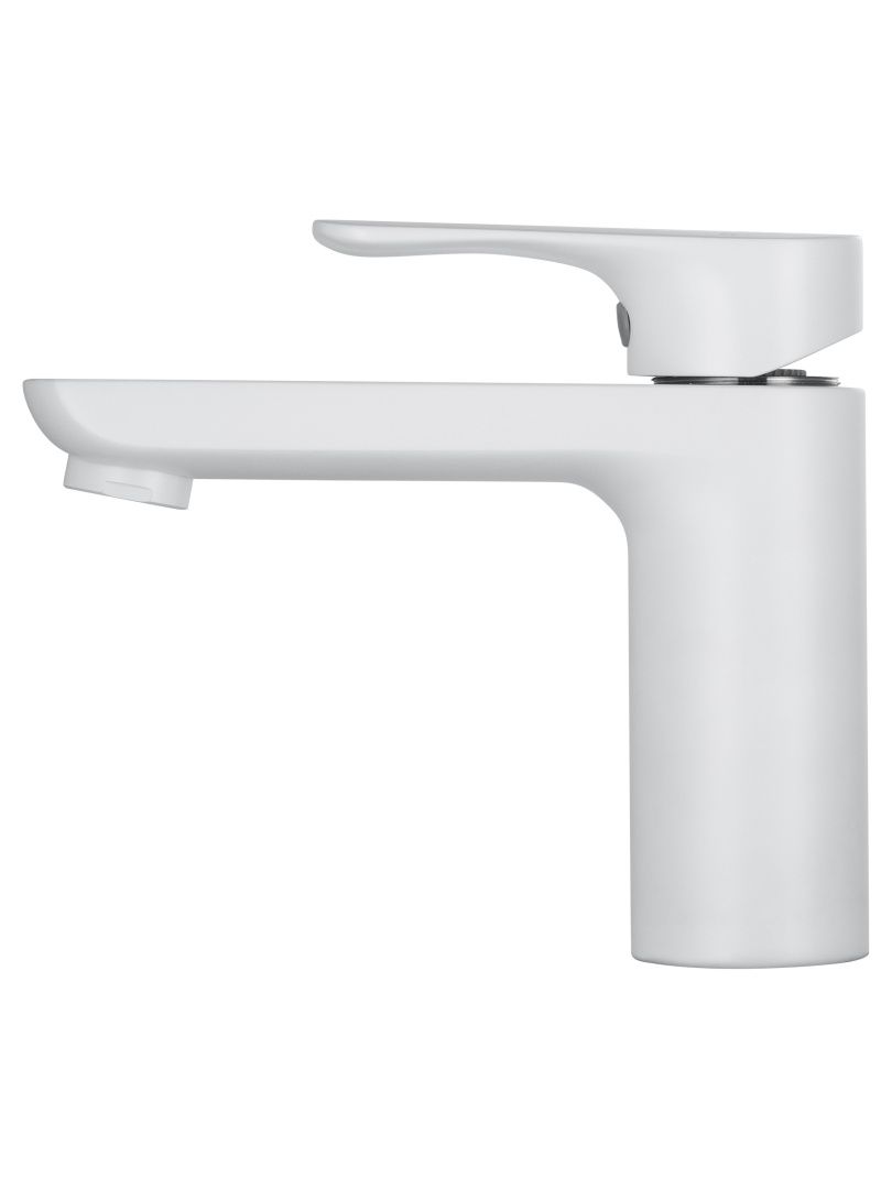 Приобрести смеситель для раковины wonzon & woghand line, белый матовый (ww-a40732-mw)