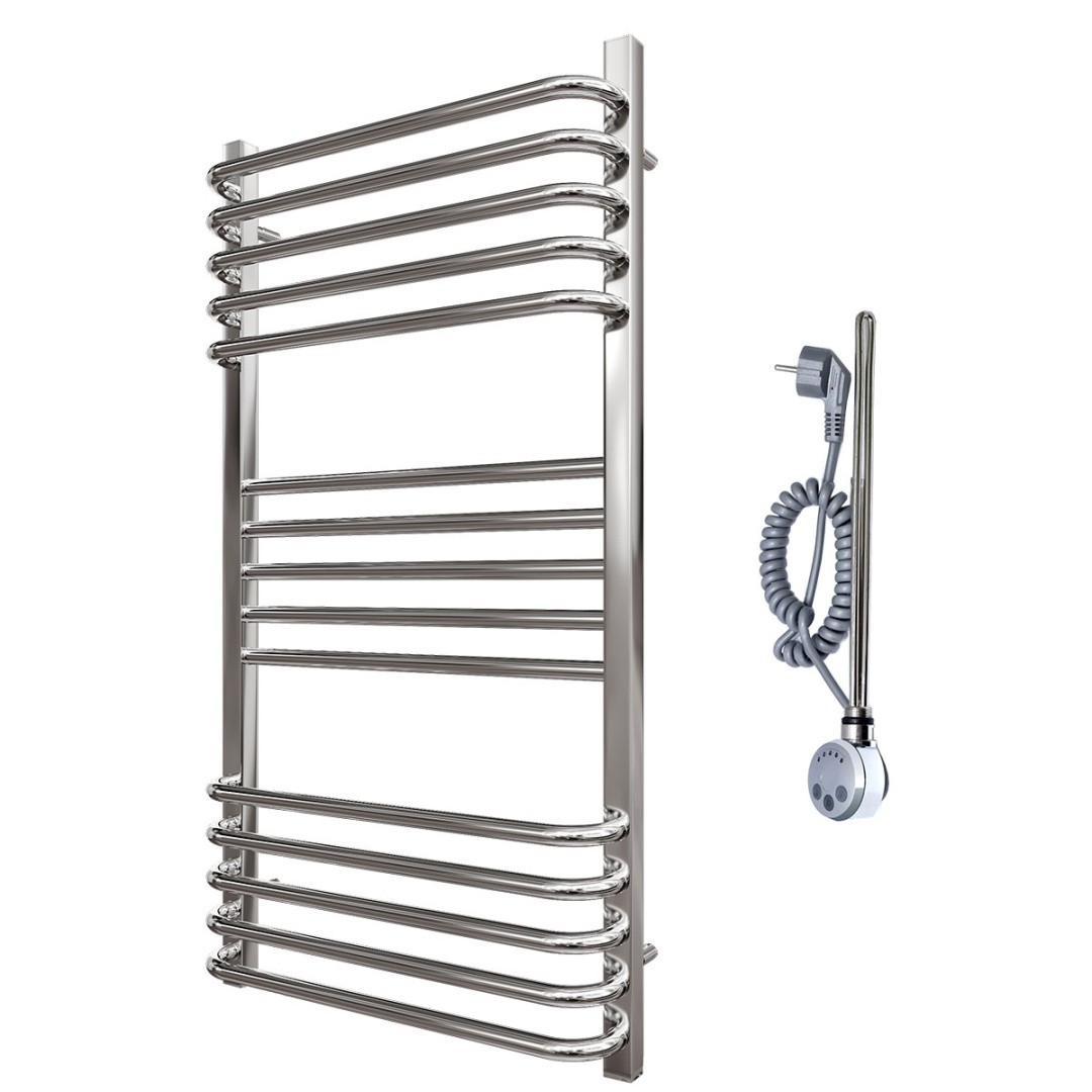 Приобрести полотенцесушитель электрический point 500х1000 омега п15, хром pn90150se