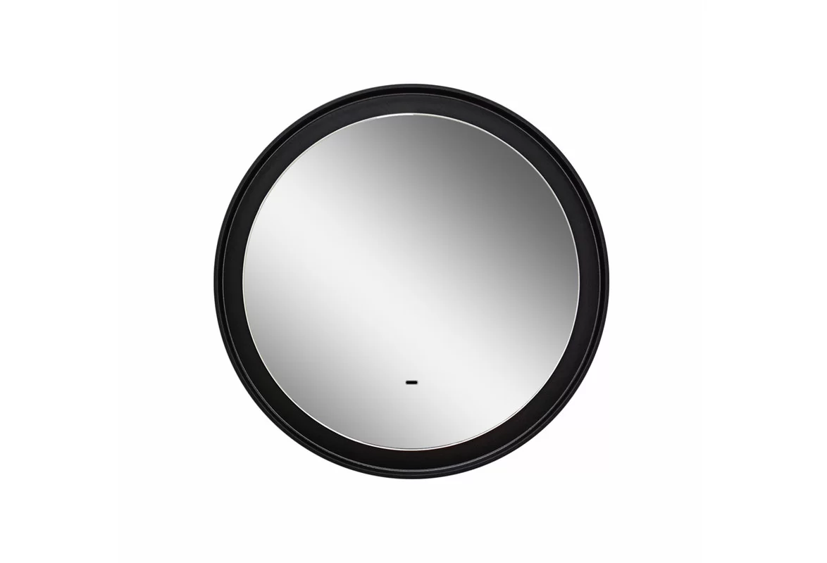 Приобрести continent зеркало с подсветкой planet black 60х60 см, черное