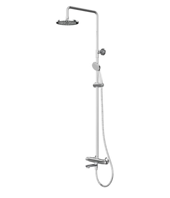 Приобрести iddis душевая система torr с термостатом, круглая d-205мм, хром torsbbti06