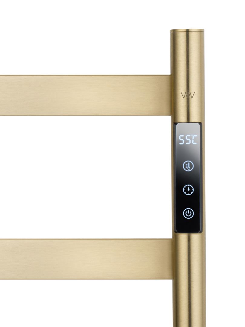 Приобрести полотенцесушитель электрический напольный wonzon & woghand essen, брашированное золото (ww-a407-bg)