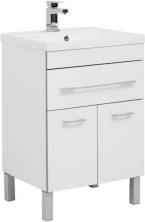 Aquanet Тумба с раковиной Верона 58 см, белая 00287667