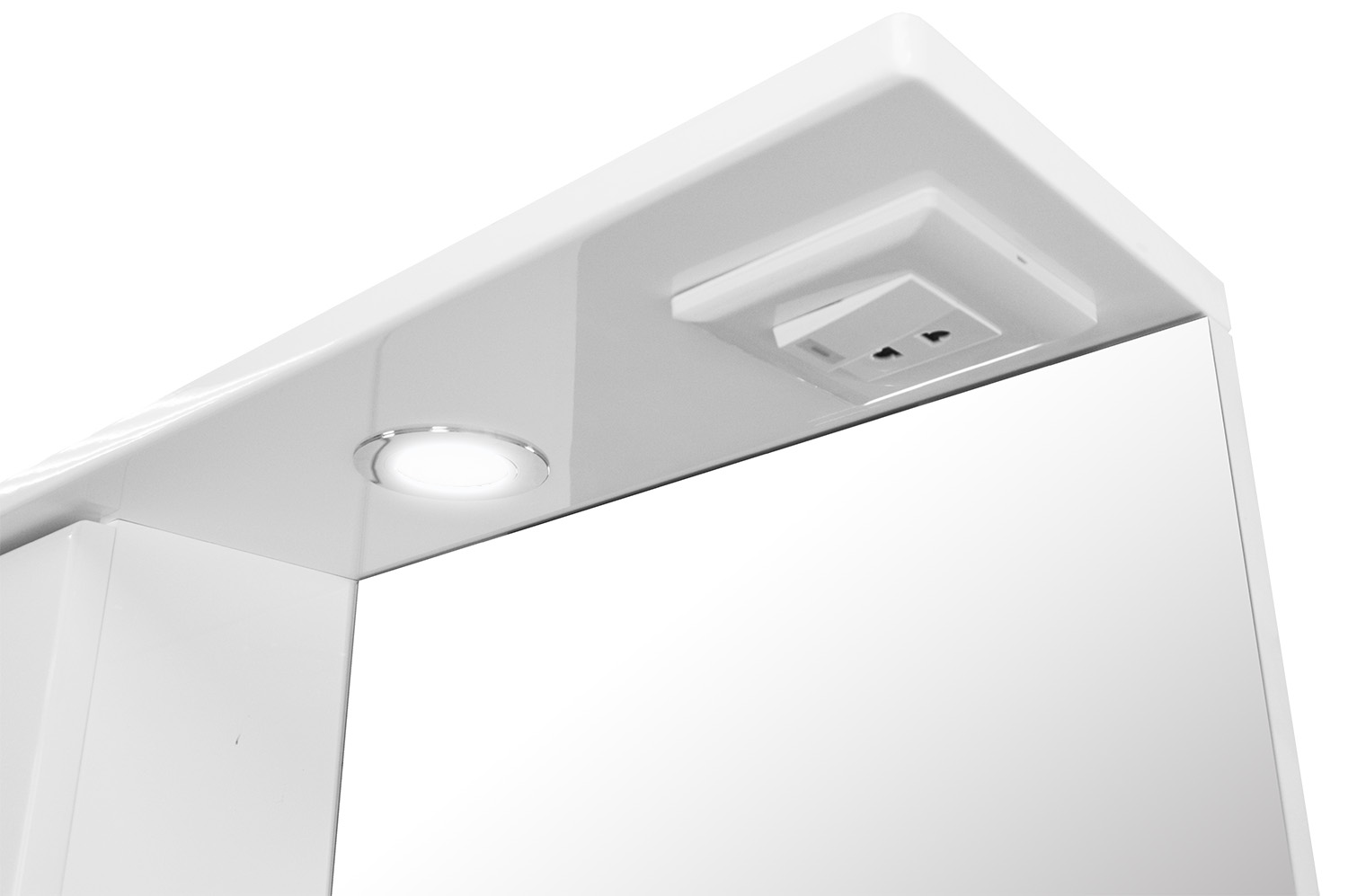 Приобрести loranto зеркало-шкаф karina 60 60х74,5 см, с подсветкой, левостороннее, белое (cs00086508)