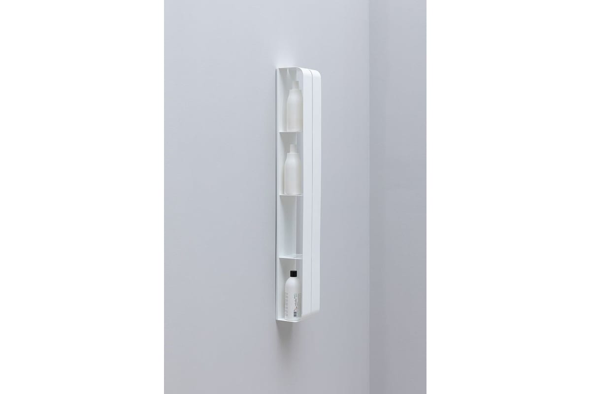 Приобрести aquanet полка магнум h 15x100 см белая матовая, вертикальная 00326460