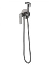 Смеситель с гигиеническим душем встраиваемый WONZON & WOGHAND BRILLIANT, Темный графит (WW-88829079-BGM)