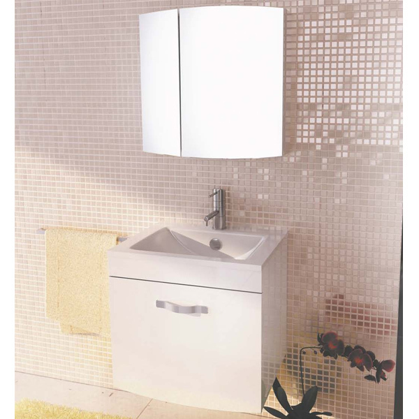 Приобрести сomforty зеркало-шкаф "лаура-60-2", белый