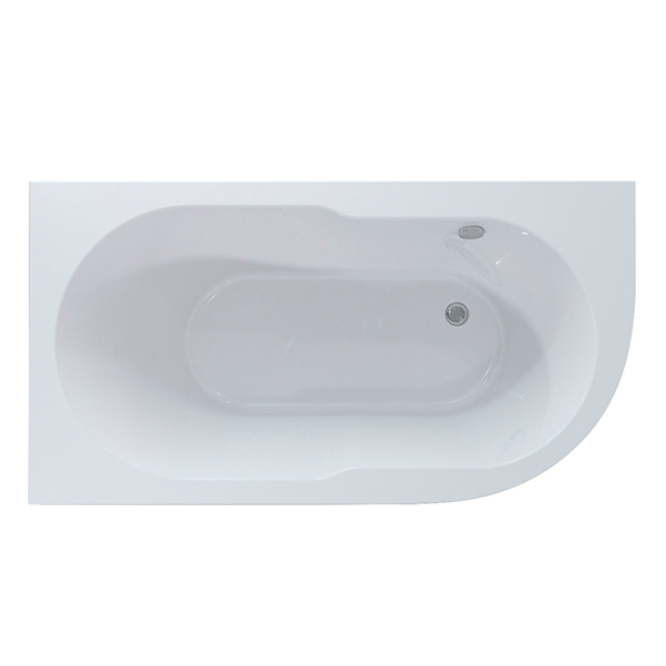 Приобрести mirsant ванна акриловая небуг 150*80 см, белая, левая ут000016534