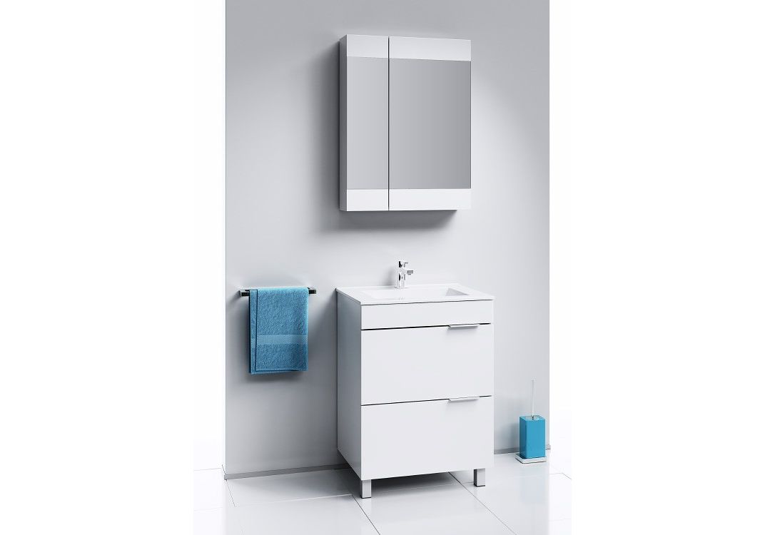 Приобрести тумба напольная с раковиной aqwella бриг 60 см br.01.06/2/w