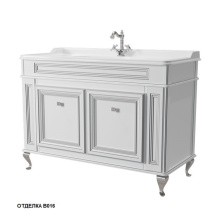 Caprigo Тумба с раковиной напольная Fresco 120 см, белая 10616SN-В016