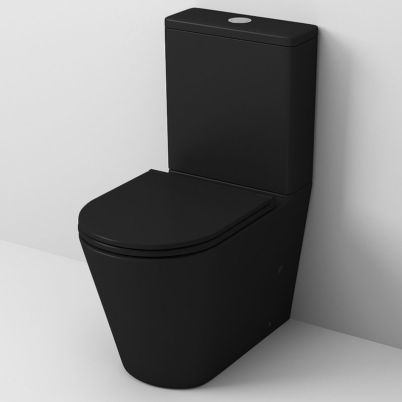 Приобрести grossman унитаз компакт, безободковый с сиденьем дюропласт, черный матовый gr-4449bms