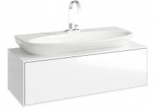 Тумба подвесная с раковиной Aqwella Genesis 120 см GEN0112W