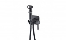 LEMARK Смеситель Solo с гигиеническим душем, скрытый монтаж, черный LM7165BL