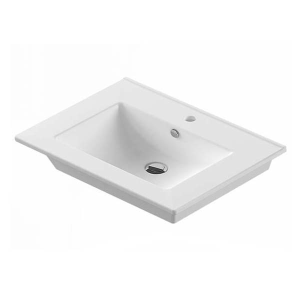 Приобрести сomforty тумба подвесная с раковиной "лаура-75-2" , белая глянцевая