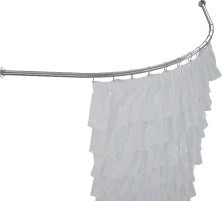 Aquanet Карниз для ванны Jersey полукруглый 170х90 см