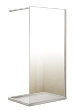 Aquanet Душевая перегородка Cinetic AE12-F-90H190U-CT 900, прозрачное стекло