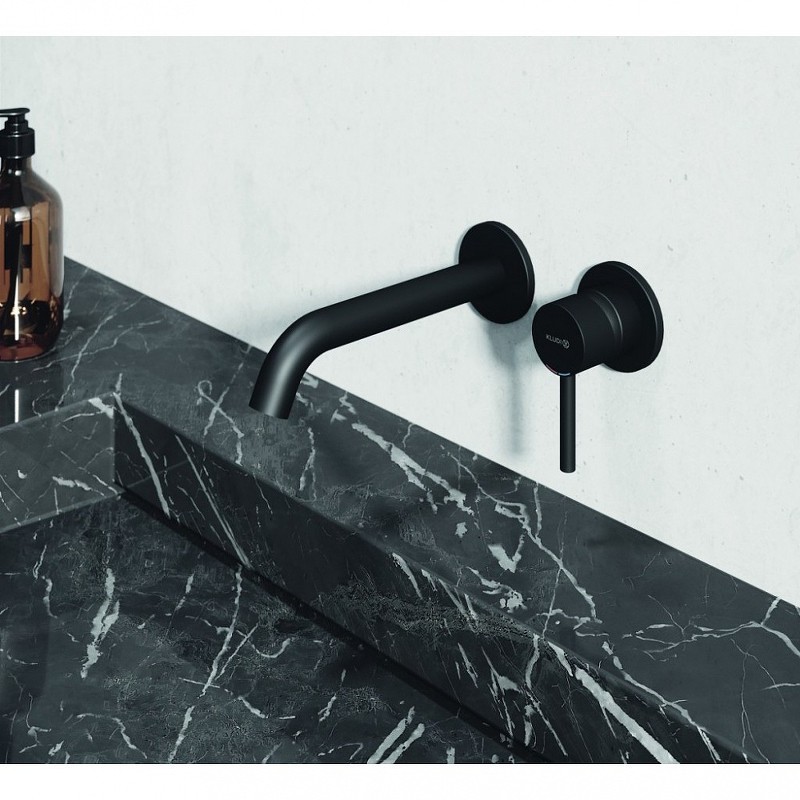 Приобрести kludi bozz настенный смеситель для умывальника, черный матовый, арт. 382443976