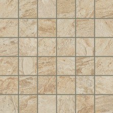 Плитка напольная Coliseumgres Alpi Бежевая мозайка, Beige Inserto 30см, натуральная