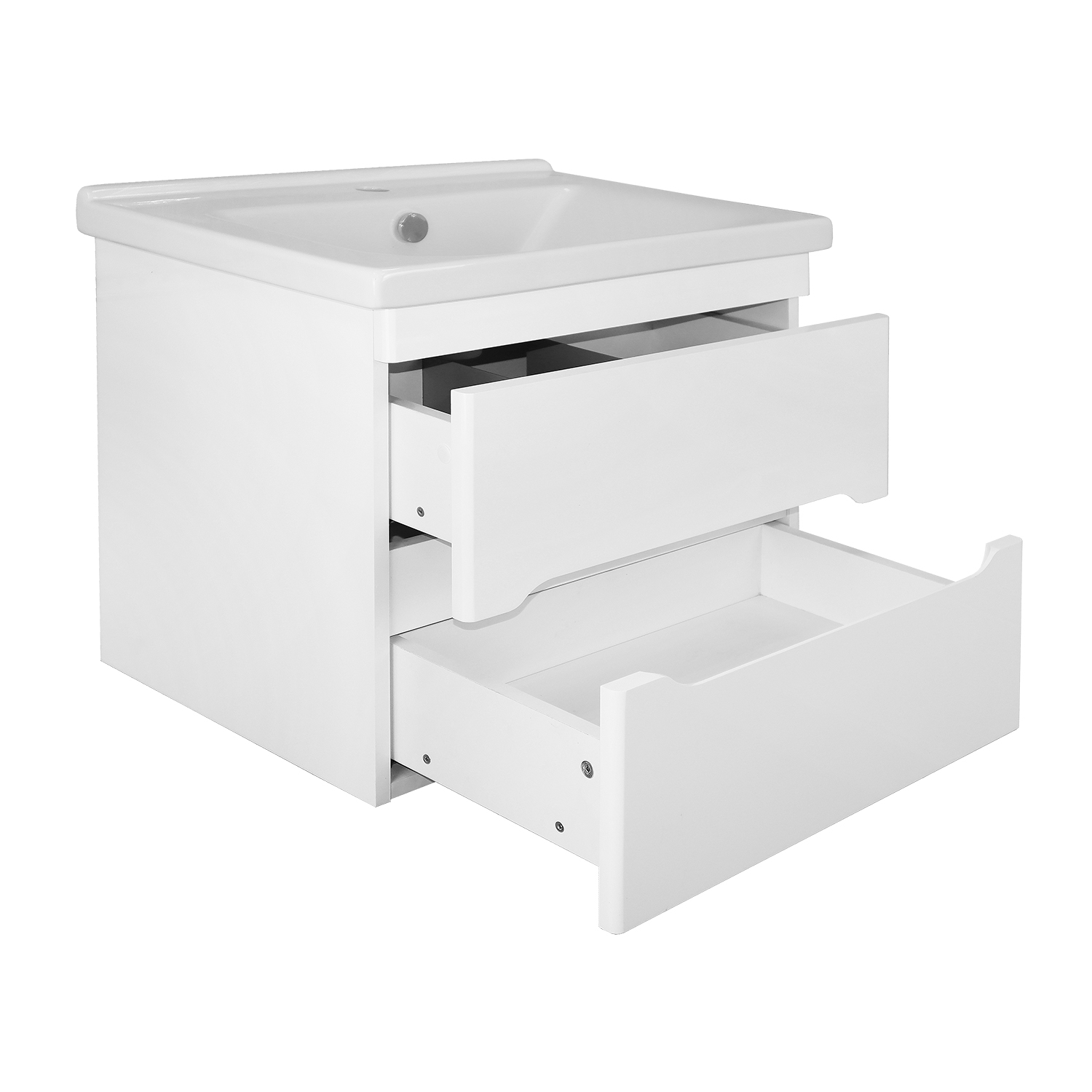 Приобрести loranto тумба подвесная с раковиной арфа 60/2 61х55 см, без подсветки (cs00067608)