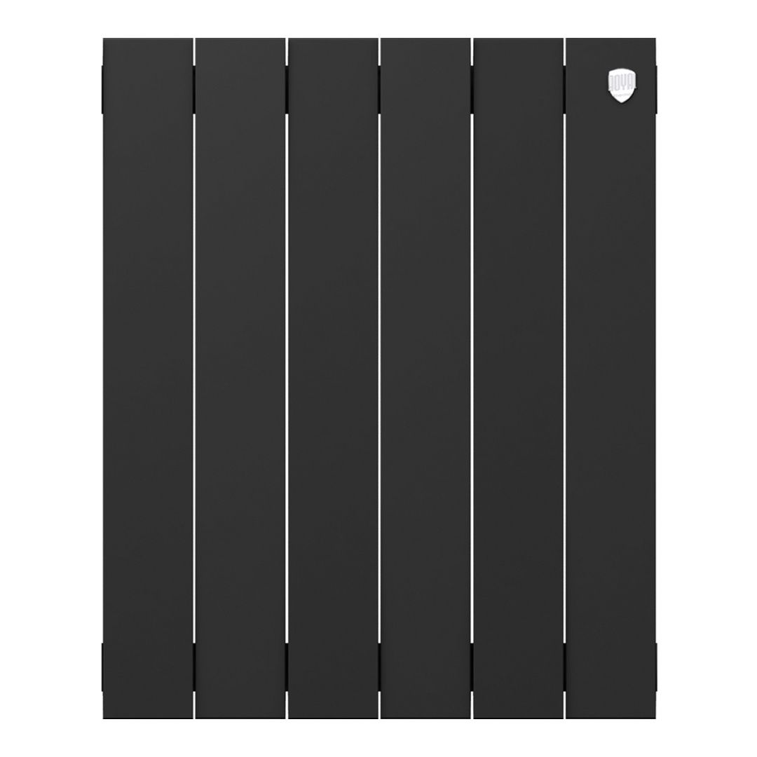 Приобрести royal thermo радиатор биметаллический pianoforte 500 /noir sable ( черный графит ) - 6 секц.