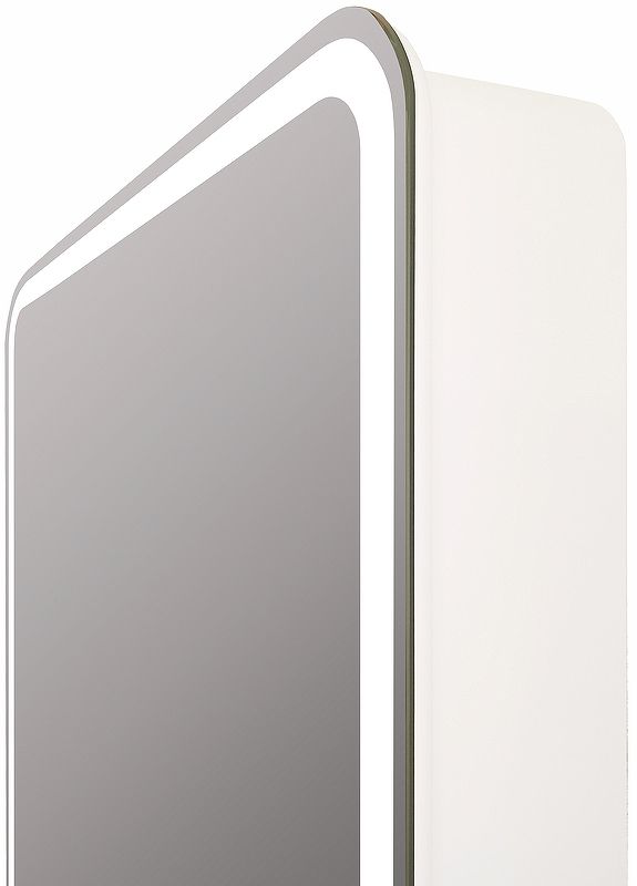 Приобрести continent зеркало шкаф с подсветкой elliott 55х80 см, сенсорный включатель, левосторонее, белое