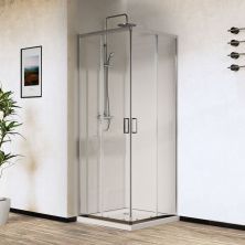 Vincea Душевое ограждение City 90х100 см, прозрачное, хром VSS-5CT9010CL