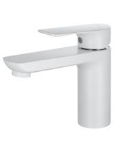 Смеситель для раковины WONZON & WOGHAND Line, Белый матовый (WW-A40732-MW)