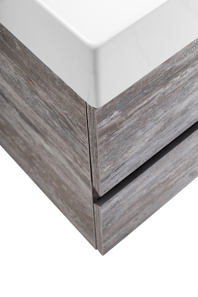 Приобрести cezares тумба подвесная с раковиной molveno 46 120 см legno grigio, серая molveno 46-120-2c-so-lg