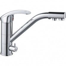 HAIBA Смеситель для кухни 266 мм, с фильтром, хром HB-4321