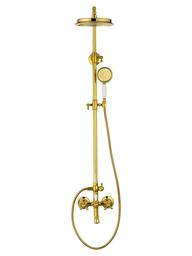 Приобрести душевая система wonzon & woghand retro, глянцевое золото (ww-88739020-pg)