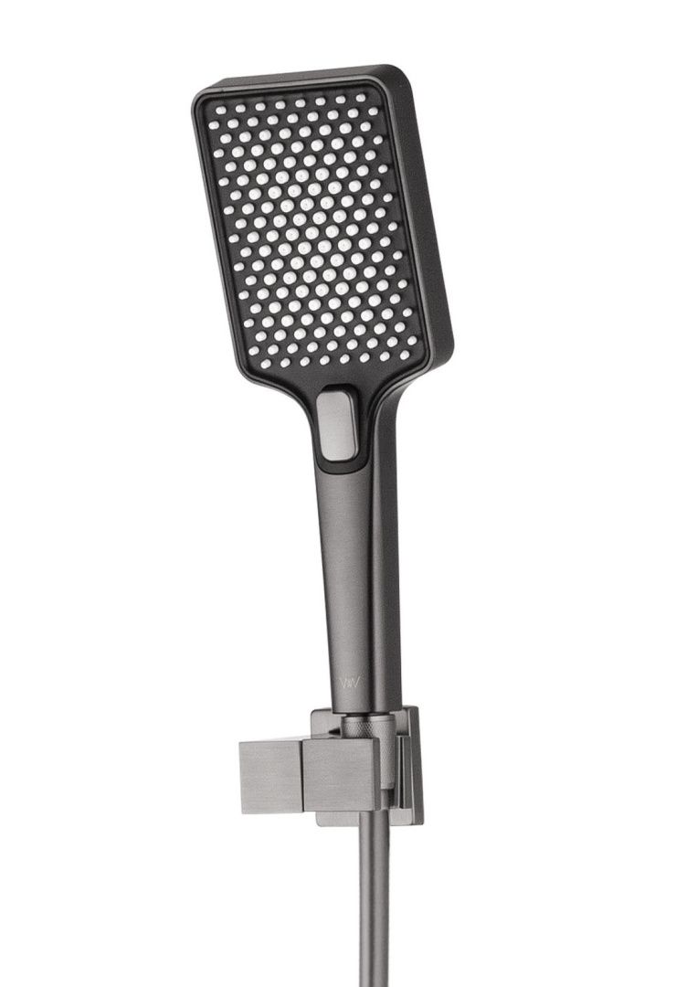 Приобрести смеситель для ванны с душем wonzon & woghand cube 2.0, темный графит (ww-88037068-bgm)